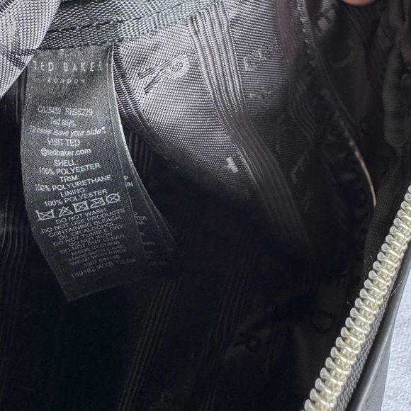 Ted Baker Tiera Opal Printed Crossbody Bag Floral Black Purse Bag Adjustable - Picture 4 of 13